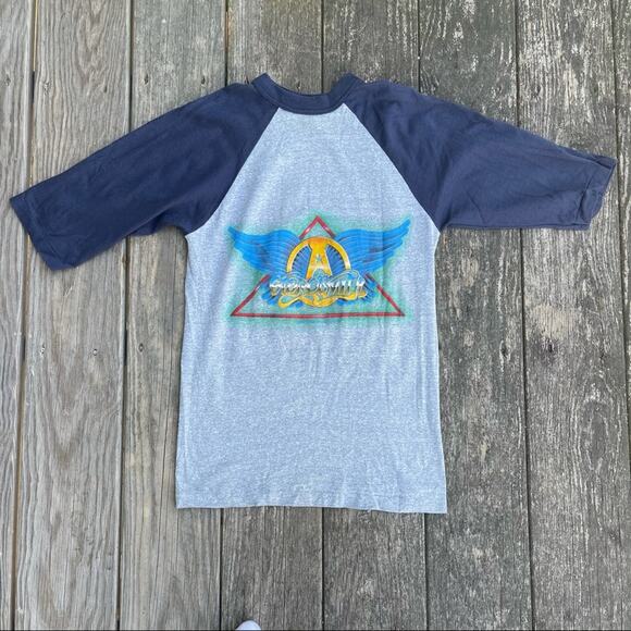 Aerosmith 80s Concert Band Rock Hard Place T Shirt - Picture 1 of 11